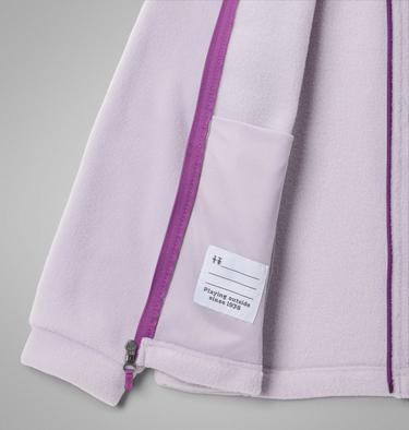 Girls’ Benton Springs Fleece Jacket, Color: Lavender Pearl, image 9