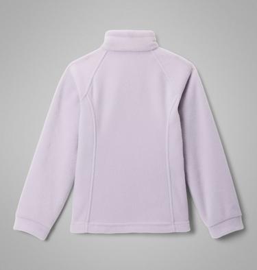 Girls’ Benton Springs Fleece Jacket, Color: Lavender Pearl, image 2