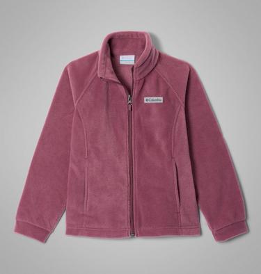 Girls&rsquo; Benton Springs Fleece Jacket, Color: Antique Mauve, image 3