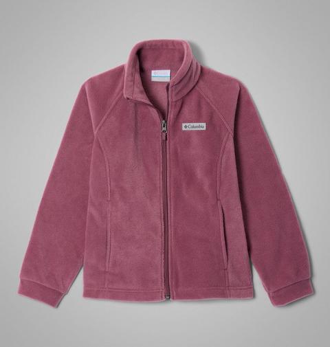 Куртка Columbia Benton Springs Fleece для девочек, цвет: Состаренный розовато-лиловый