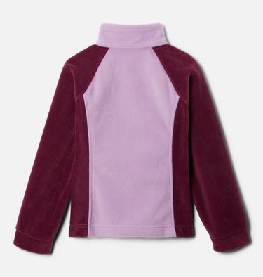 Girls&rsquo; Benton Springs Fleece Jacket, Color: Marionberry, Gumdrop, image 2