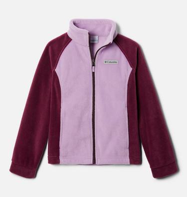 Girls&rsquo; Benton Springs Fleece Jacket, Color: Marionberry, Gumdrop, image 1