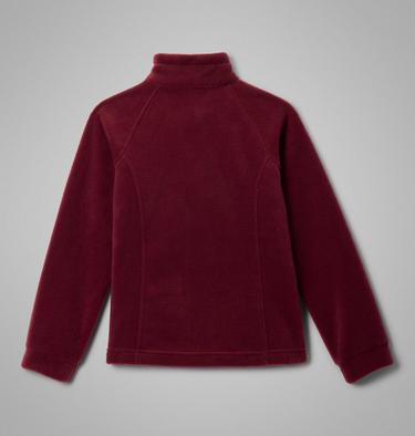 Girls’ Benton Springs Fleece Jacket, Color: Rich Wine, image 4