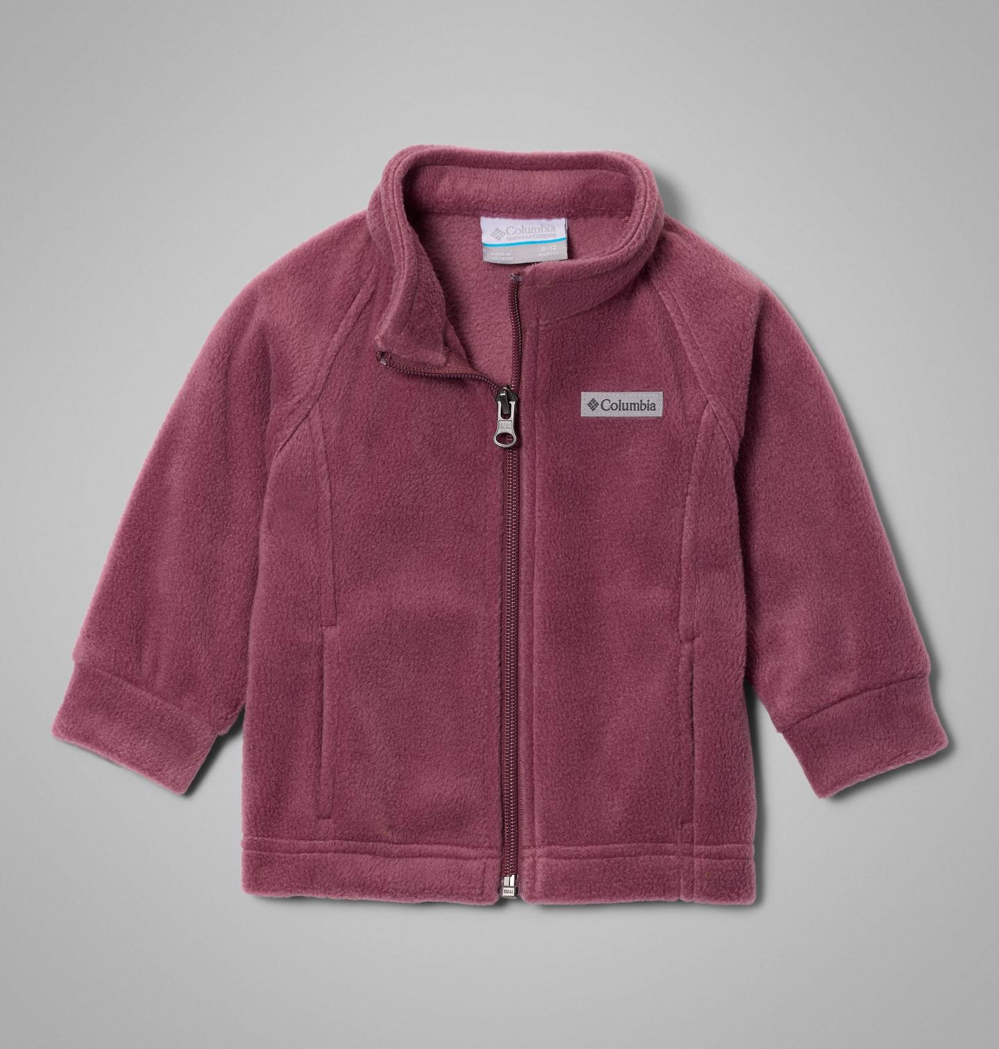 Куртка Columbia Benton Springs Fleece Jacket для девочек-малышей, цвет: Состаренный розовато-лиловый — фото 1