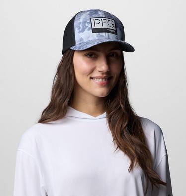 PFG Camo Mesh Cap, Color: Cool Grey Seamoss Print, image 8