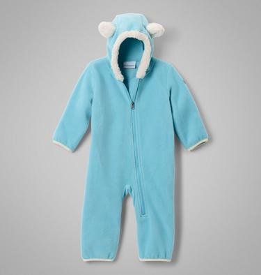 Infant Tiny Bear II Bunting, Color: Vintage Blue, Chalk, image 3