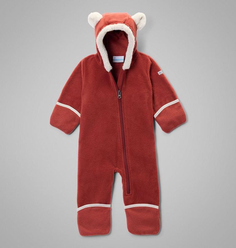 Infant Tiny Bear II Bunting, Color: Red Oxide, Dark Stone, image 3