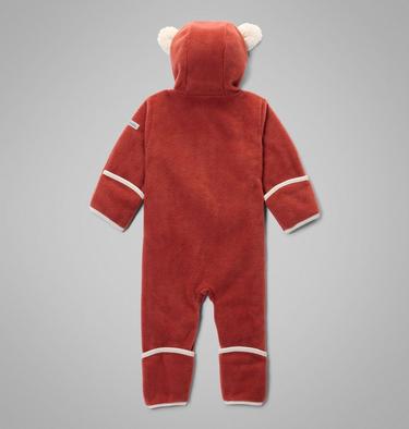 Infant Tiny Bear II Bunting, Color: Red Oxide, Dark Stone, image 6