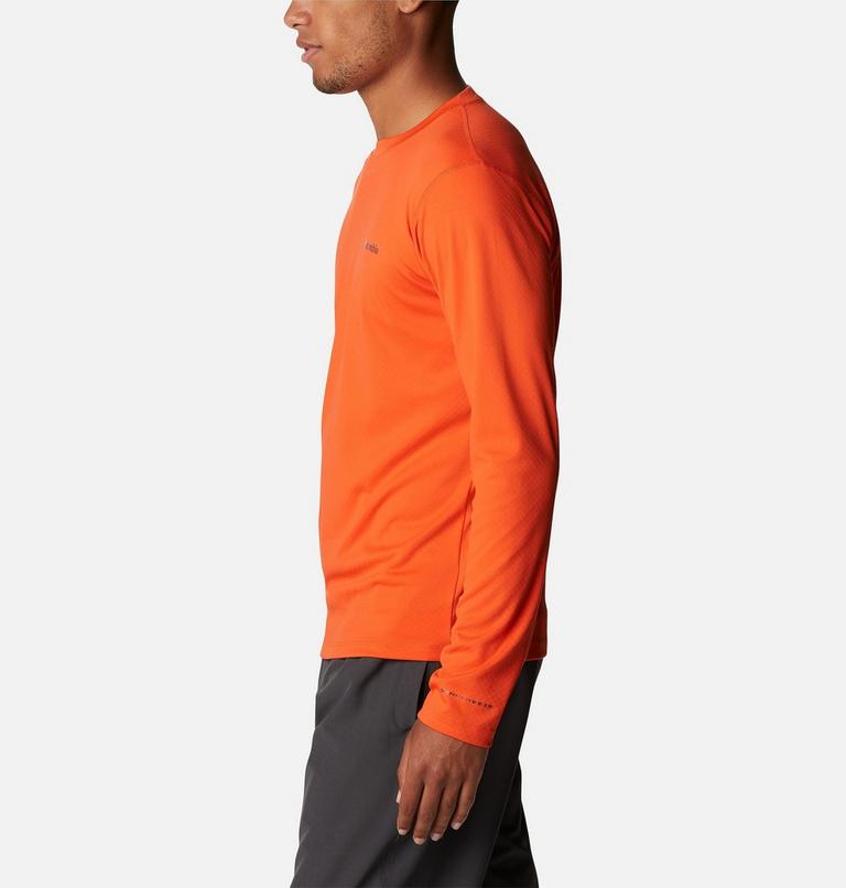 Men's ZERO Rules Technical Long Sleeve Shirt, Color: Red Quartz, image 3