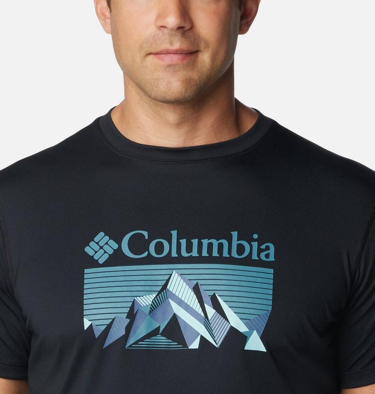 Zero Rules Technical Shirt, Color: Black, Fractal Peaks, image 4
