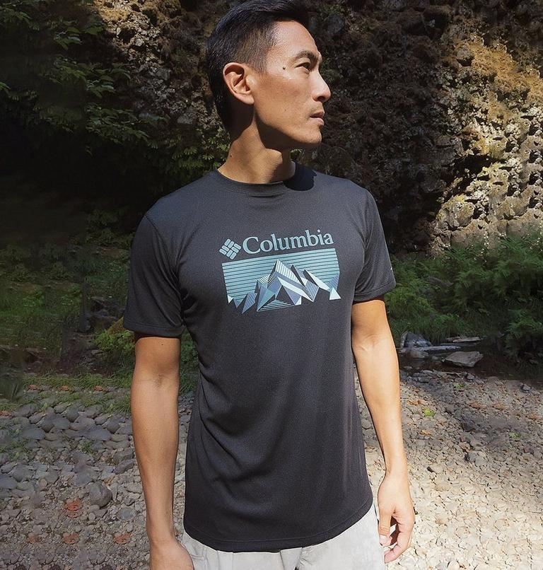 Zero Rules Technical Shirt, Color: Black, Fractal Peaks, image 7