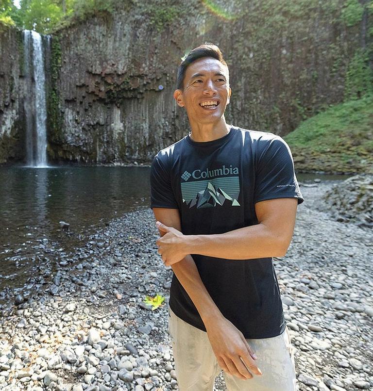 Zero Rules Technical Shirt, Color: Black, Fractal Peaks, image 8