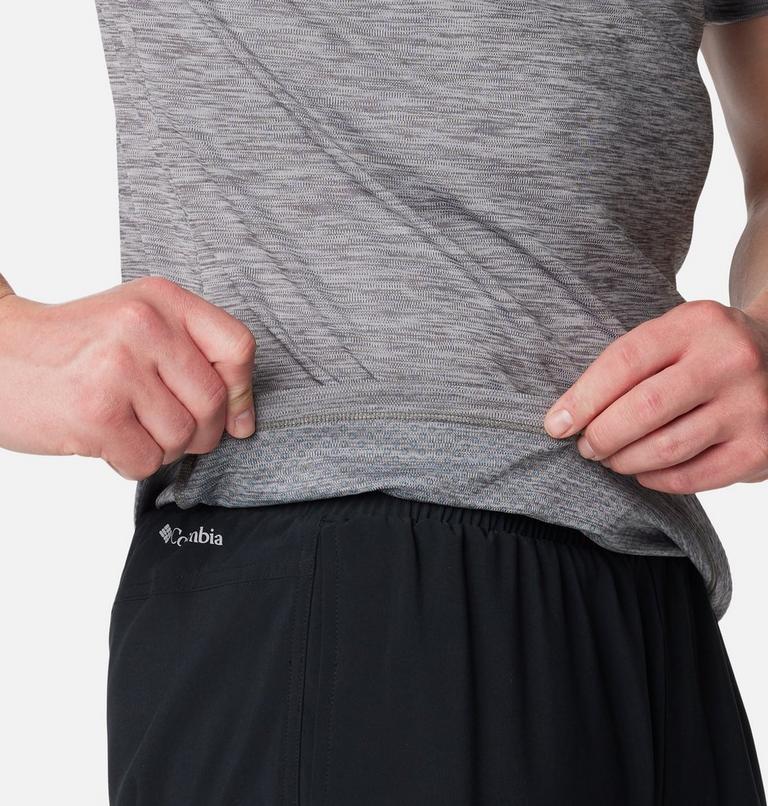 Zero Rules Technical Shirt, Color: City Grey Heather, Fractal Peaks, image 5