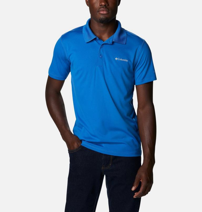 Men’s Zero Rules Polo Shirt, Color: Bright Indigo, image 1