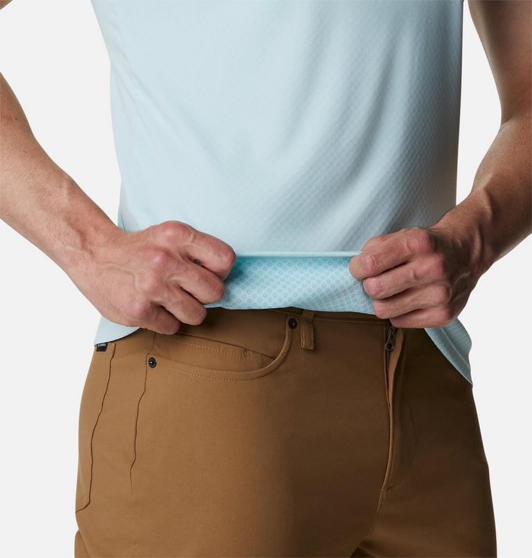 Men's Zero Rules Technical T-Shirt, Color: Icy Morn, image 5