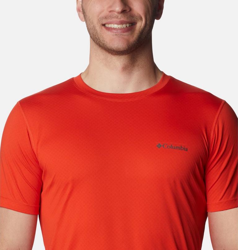 Men's Zero Rules Technical T-Shirt, Color: Spicy, image 3