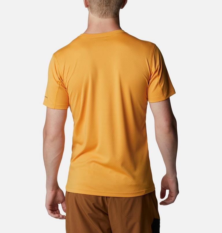 Men's Zero Rules Technical T-Shirt, Color: Mango, image 2