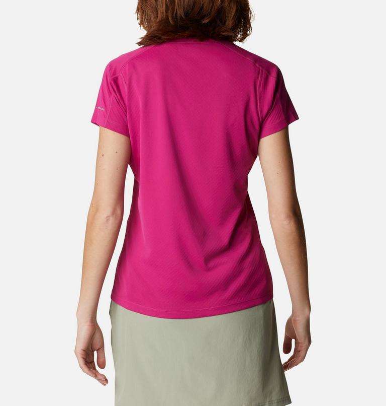Zero Rules Short Sleeve Shirt, Color: Wild Fuchsia, image 2