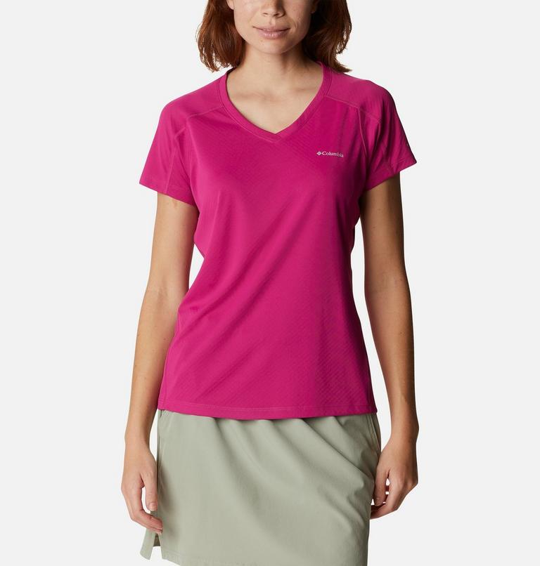 Zero Rules Short Sleeve Shirt, Color: Wild Fuchsia, image 1