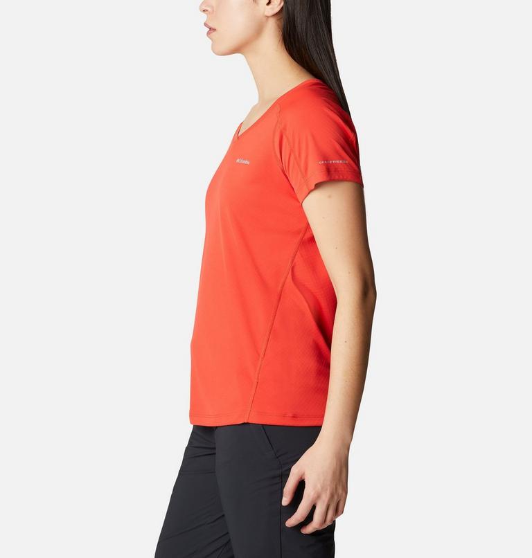 Women's Zero Rules Technical T-Shirt, Color: Bold Orange, image 3