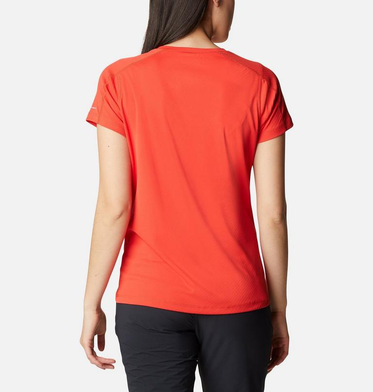 Women's Zero Rules Technical T-Shirt, Color: Bold Orange, image 2