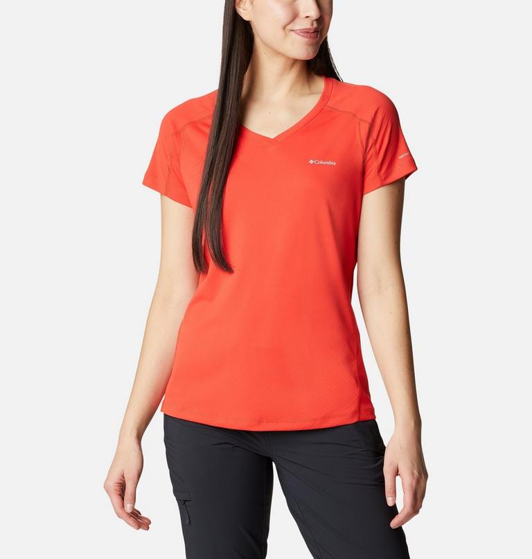 Women's Zero Rules Technical T-Shirt, Color: Bold Orange, image 1