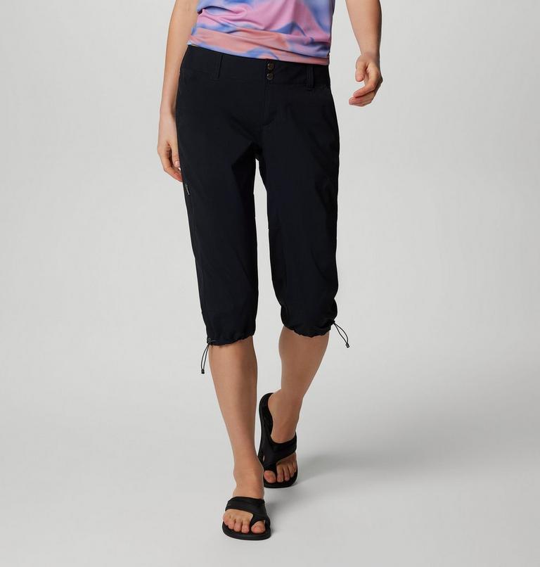 Women's Saturday Trail II Knee Pant, Color: Black, image 2