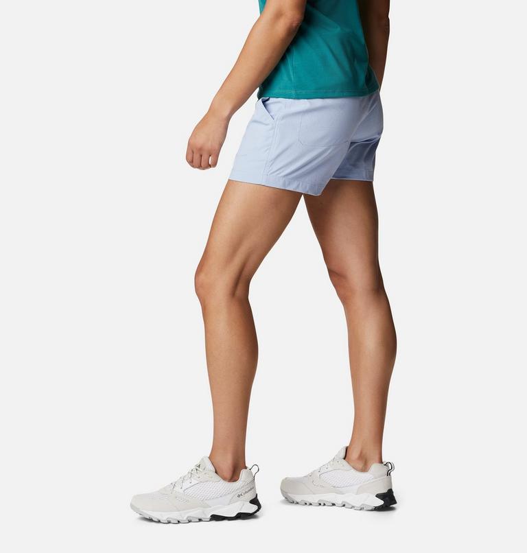 Women's Saturday Trail Shorts, Color: Faded Sky, image 3