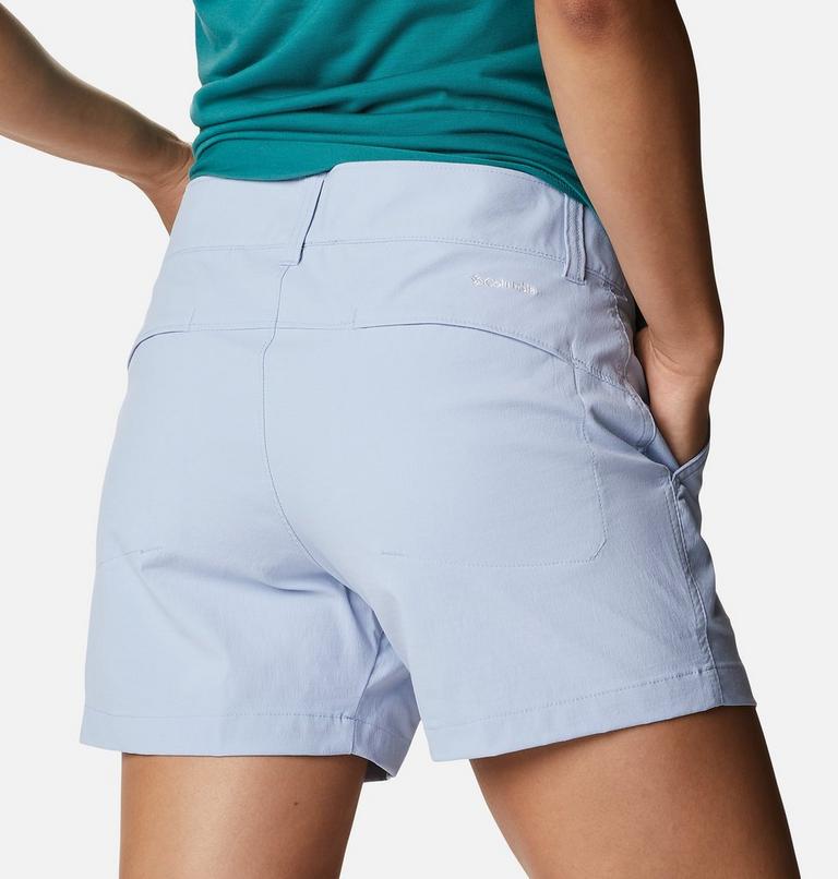 Women's Saturday Trail Shorts, Color: Faded Sky, image 5