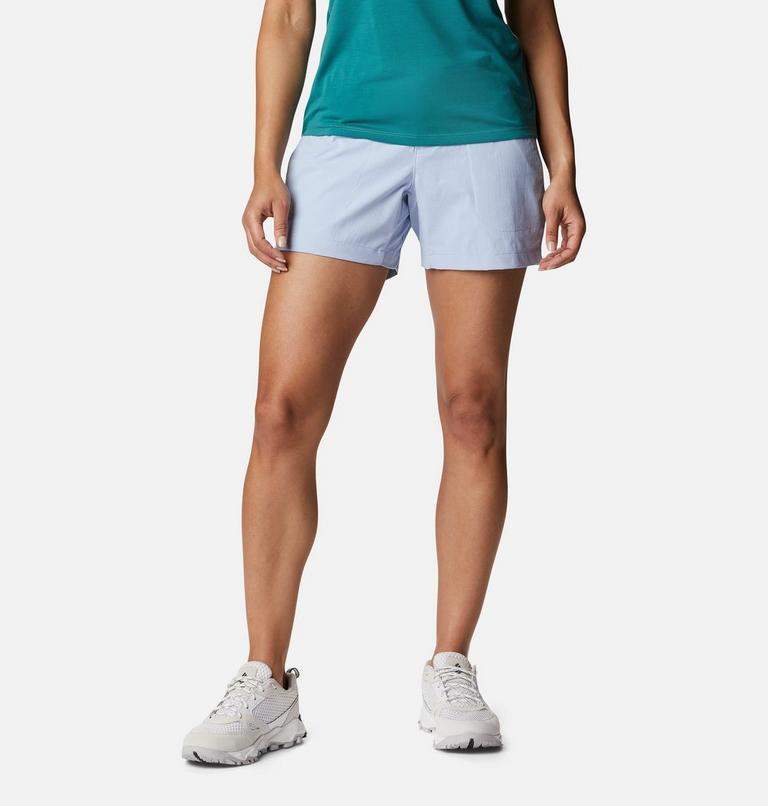 Women's Saturday Trail Shorts, Color: Faded Sky, image 1