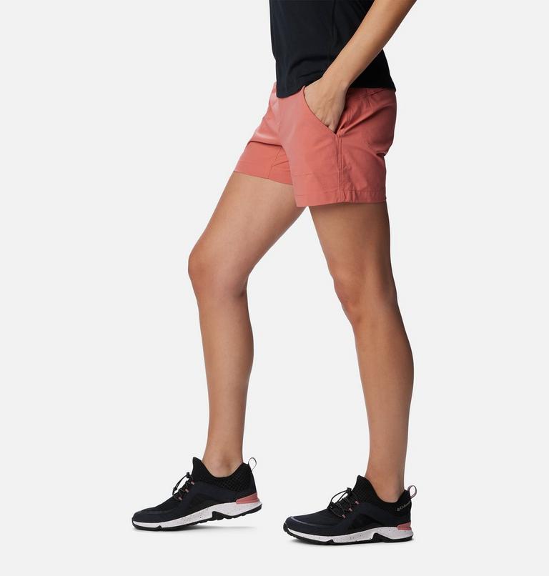 Women's Saturday Trail Shorts, Color: Dark Coral, image 3