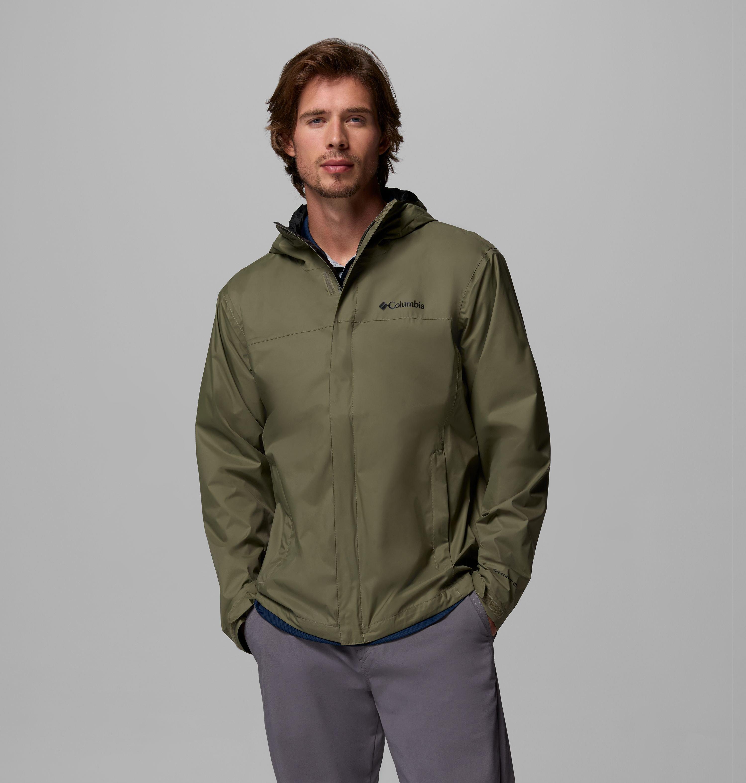 Columbia Sportswear Men's Green Columbia - Watertight™ Ii Waterproof Jacket - Stone Medium