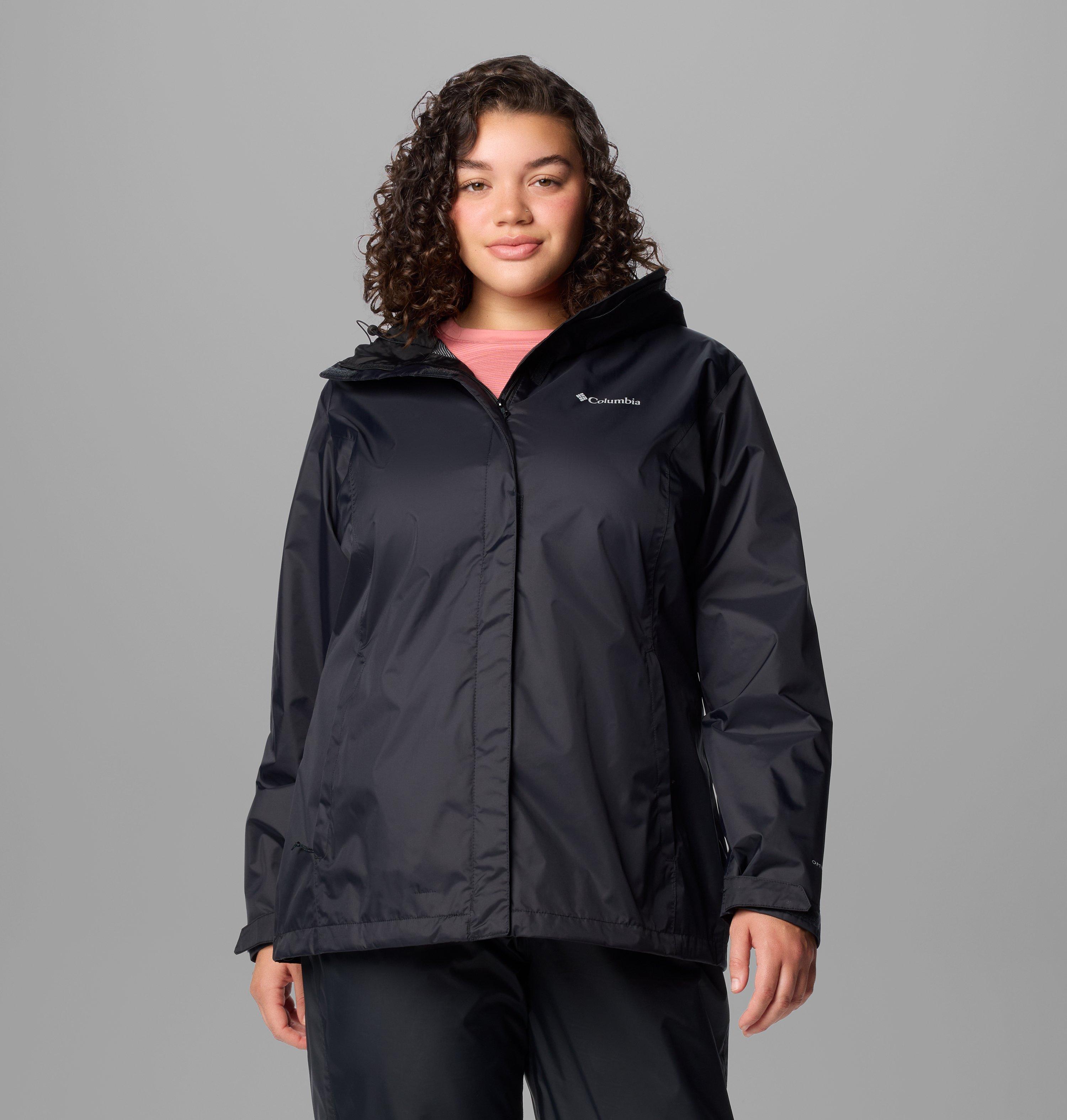 Veste Imperméable Femme Grande Taille – Manteau De Pluie Long Avec Capuche – Parfait Pour Rando, Travail Et Moto – Taille 46 à 52