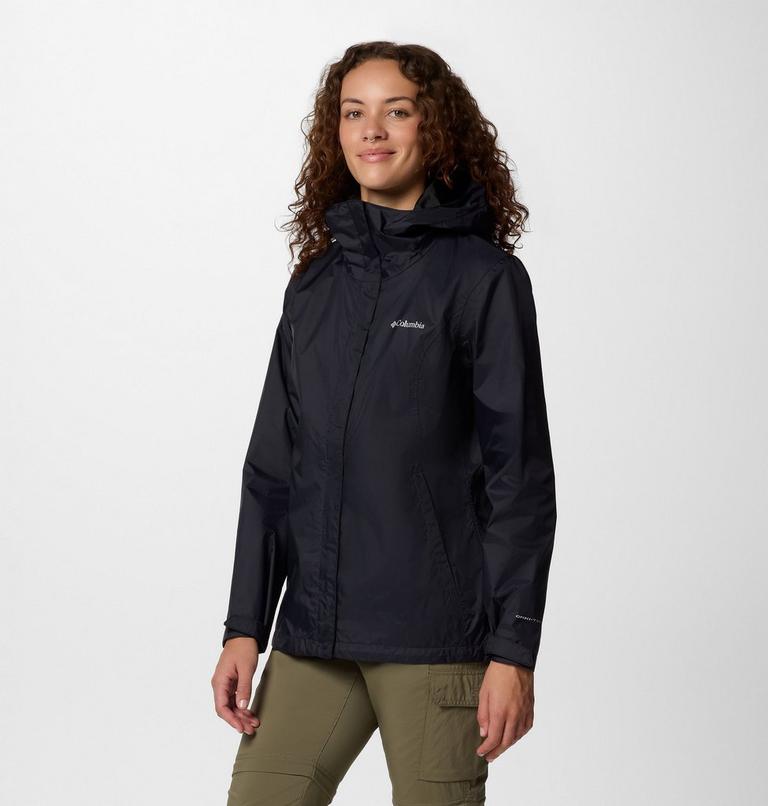 Women’s Arcadia II Rain Jacket, Color: Black, image 3