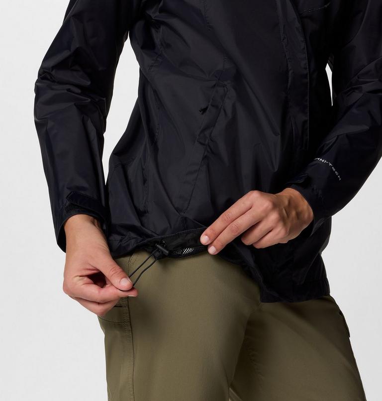 Women’s Arcadia II Rain Jacket, Color: Black, image 5