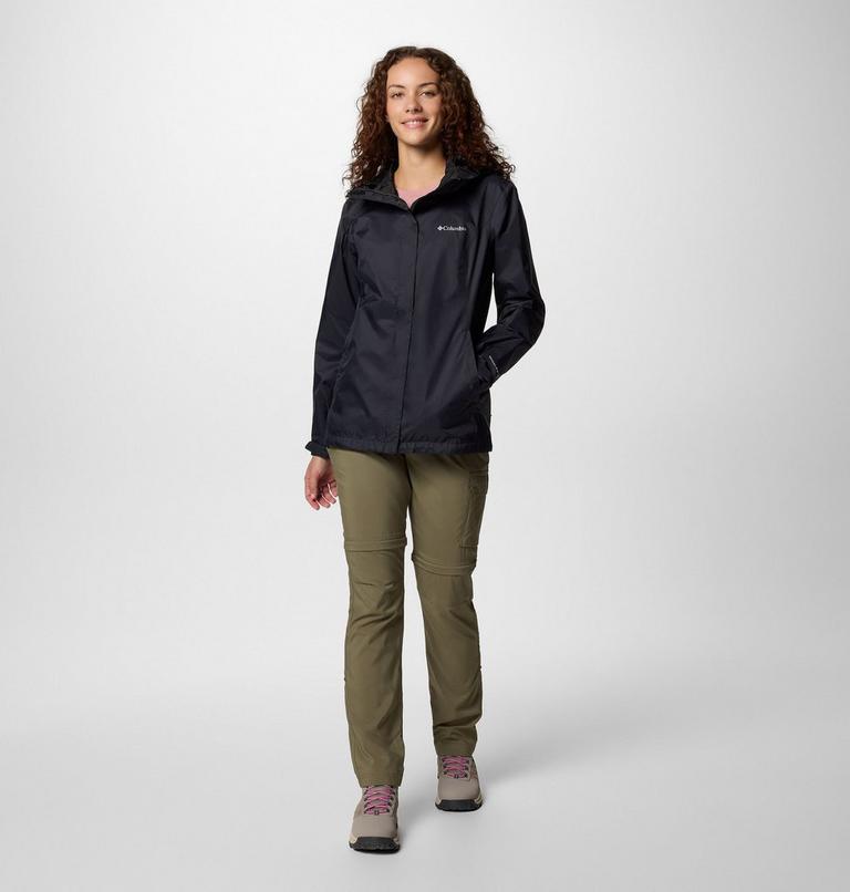 Women’s Arcadia II Rain Jacket, Color: Black, image 8