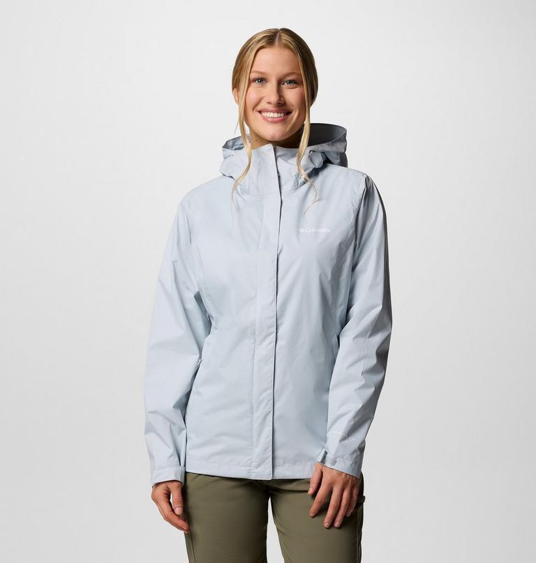 Chaqueta de lluvia Arcadia II para mujer, Color: Cirrus Grey, image 1