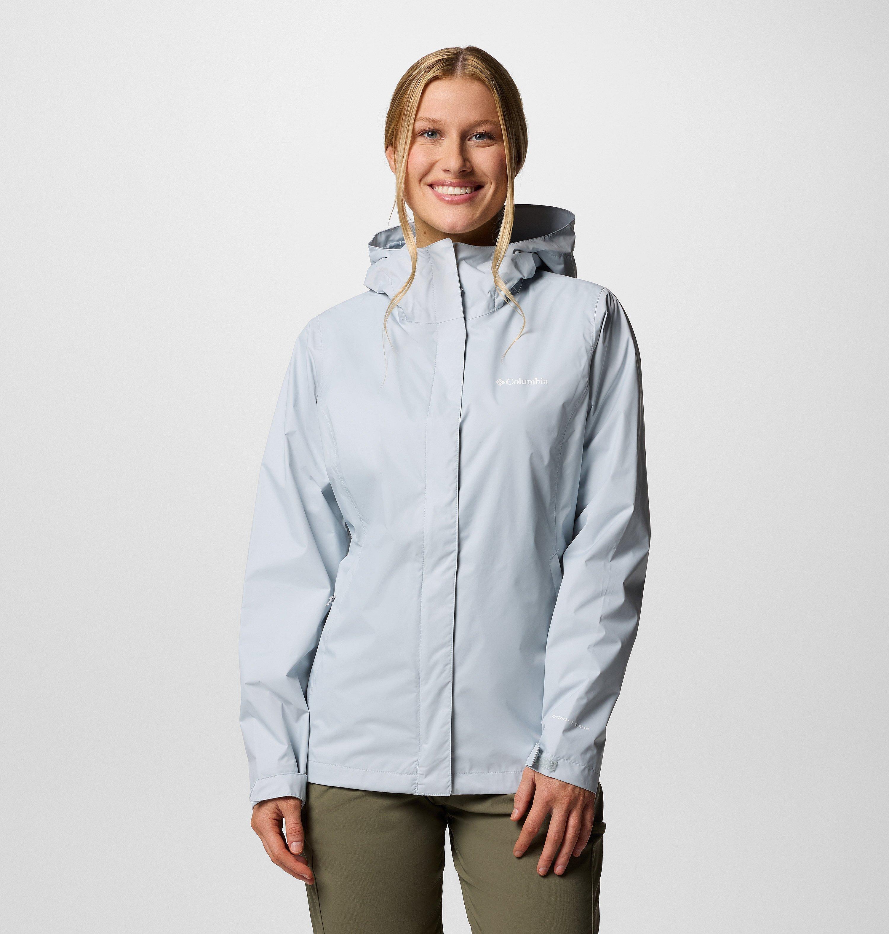 Columbia Sportswear Women's Grey Columbia - ’S Arcadia™ Ii Rain Jacket - Cirrus Medium