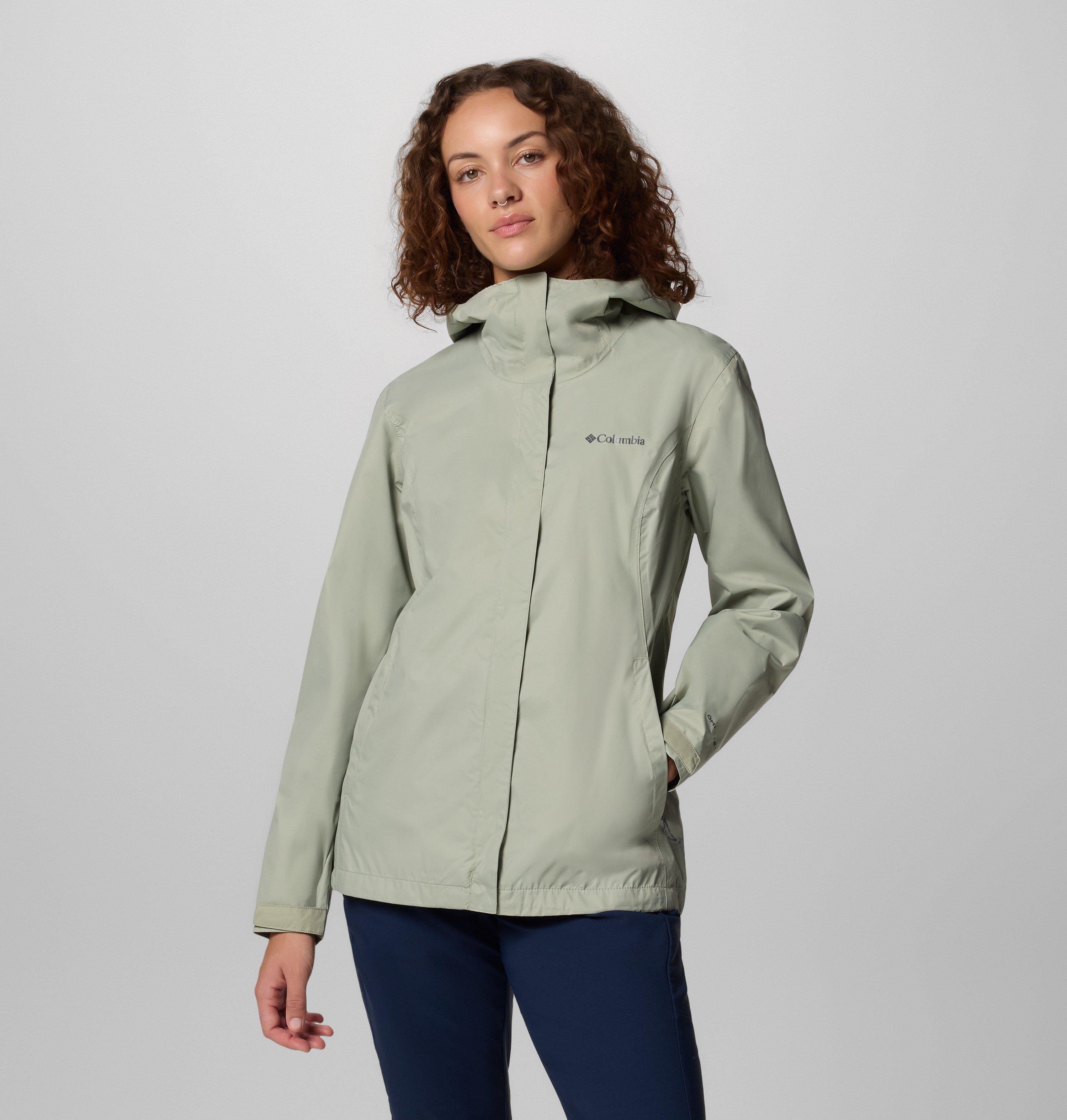 Columbia Sportswear Women's Green Columbia - ’S Arcadia™ Ii Rain Jacket - Safari Medium