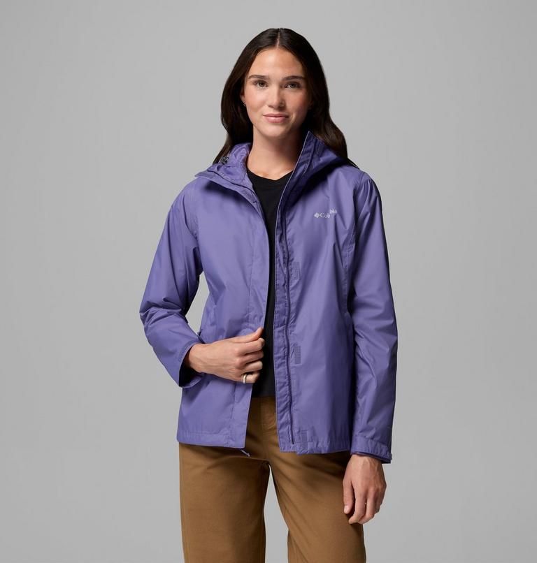 Chaqueta de lluvia Arcadia II para mujer, Color: Stormwatch, image 5