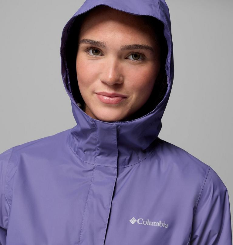 Chaqueta de lluvia Arcadia II para mujer, Color: Stormwatch, image 7