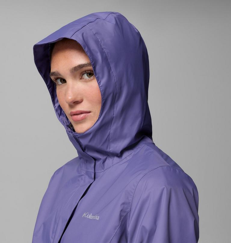 Chaqueta de lluvia Arcadia II para mujer, Color: Stormwatch, image 8