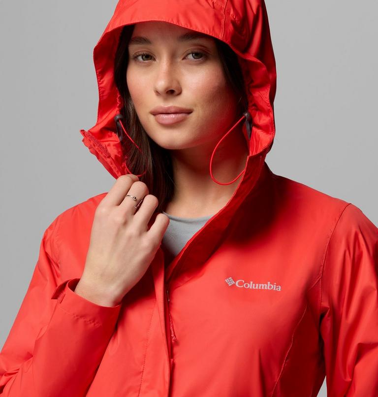 Chaqueta de lluvia Arcadia II para mujer, Color: Poppy Red, image 7