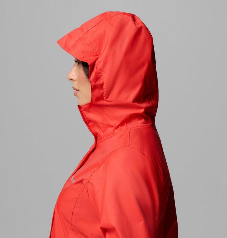 Chaqueta de lluvia Arcadia II para mujer, Color: Poppy Red, image 8