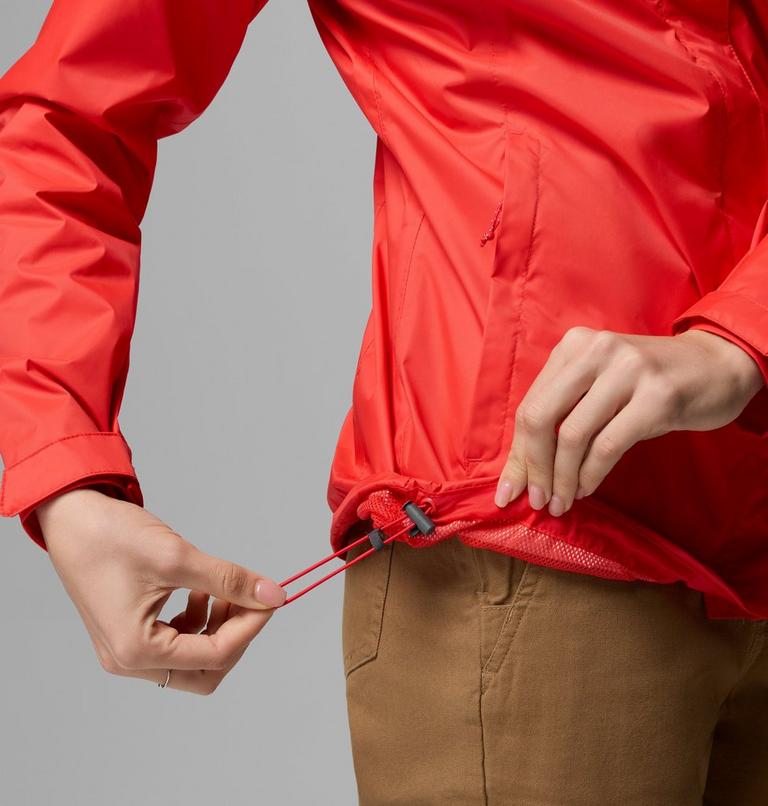 Chaqueta de lluvia Arcadia II para mujer, Color: Poppy Red, image 9
