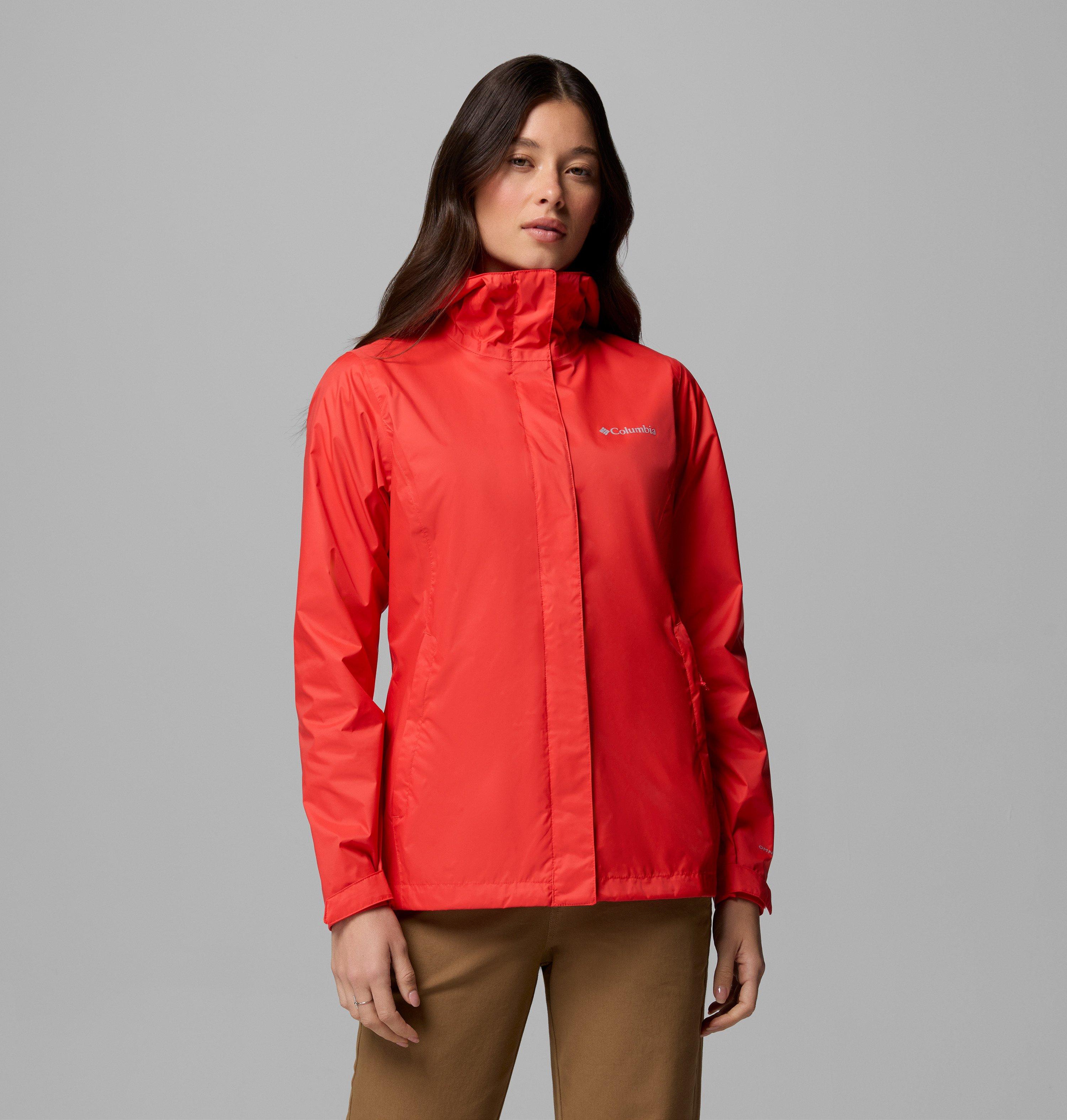 Columbia Sportswear Women's Red Columbia - ’S Arcadia™ Ii Rain Jacket - Poppy Small