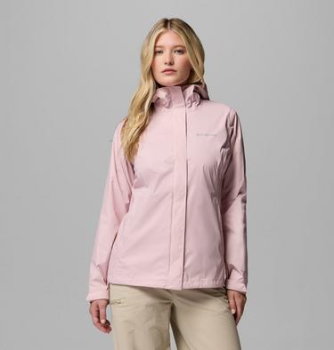 Women&rsquo;s Arcadia II Rain Jacket, Color: Mineral Pink, image 1