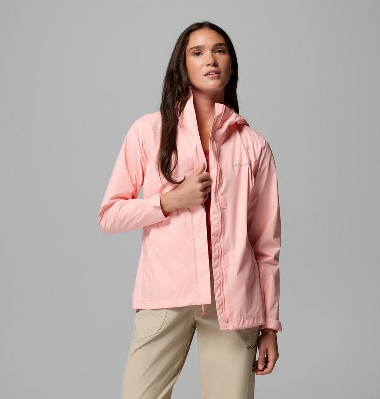 Chaqueta de lluvia Arcadia II para mujer, Color: Pink Sand, image 5