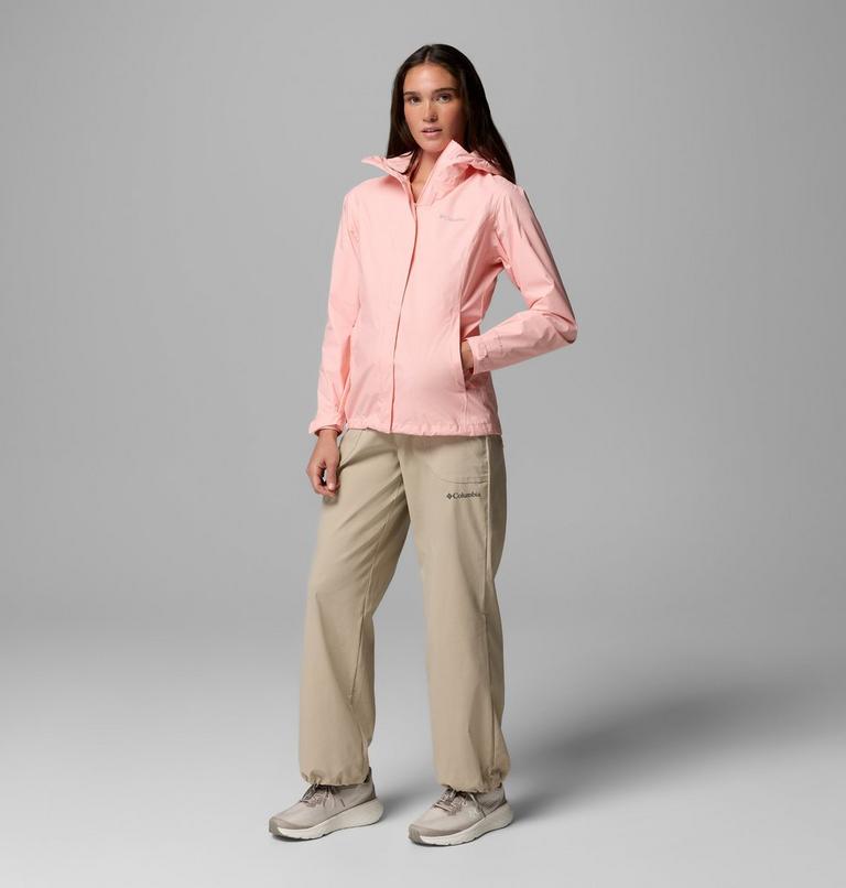 Chaqueta de lluvia Arcadia II para mujer, Color: Pink Sand, image 2