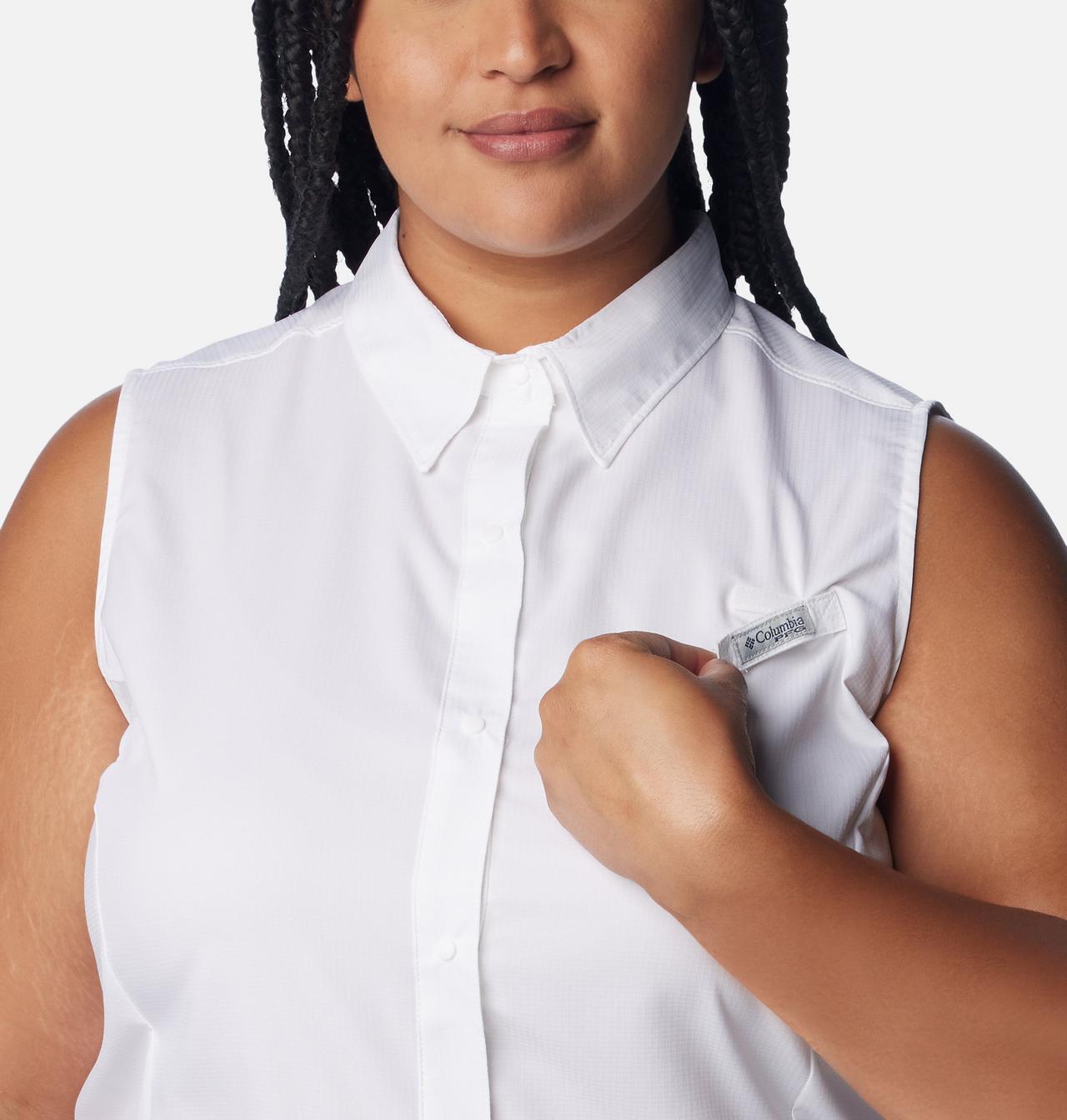 Women’s PFG Tamiami™ Sleeveless Shirt - Plus Size 4